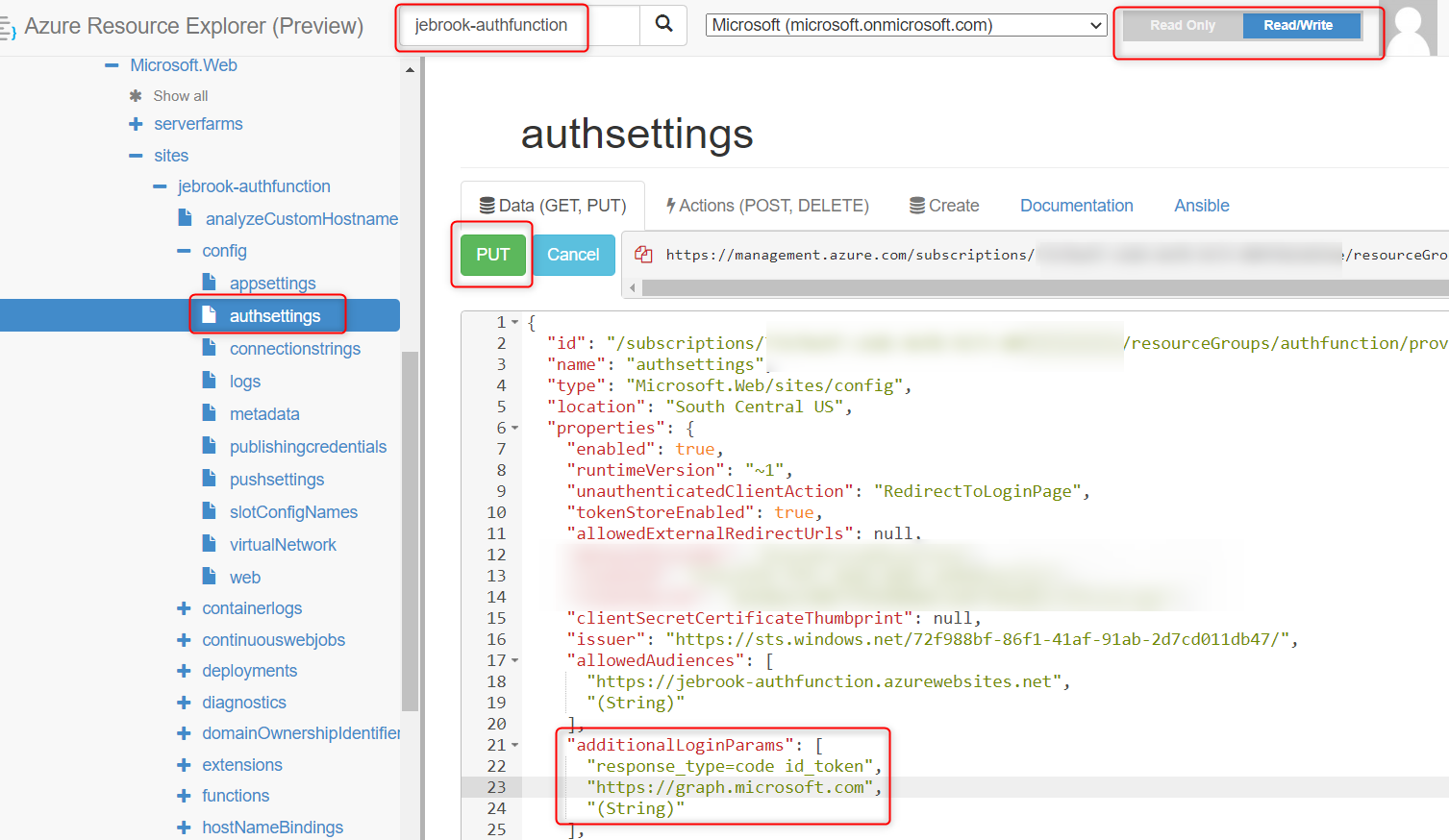 Accessing Graph API with an Azure Function through Impersonation – Mr ...